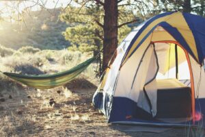 camping en forêt