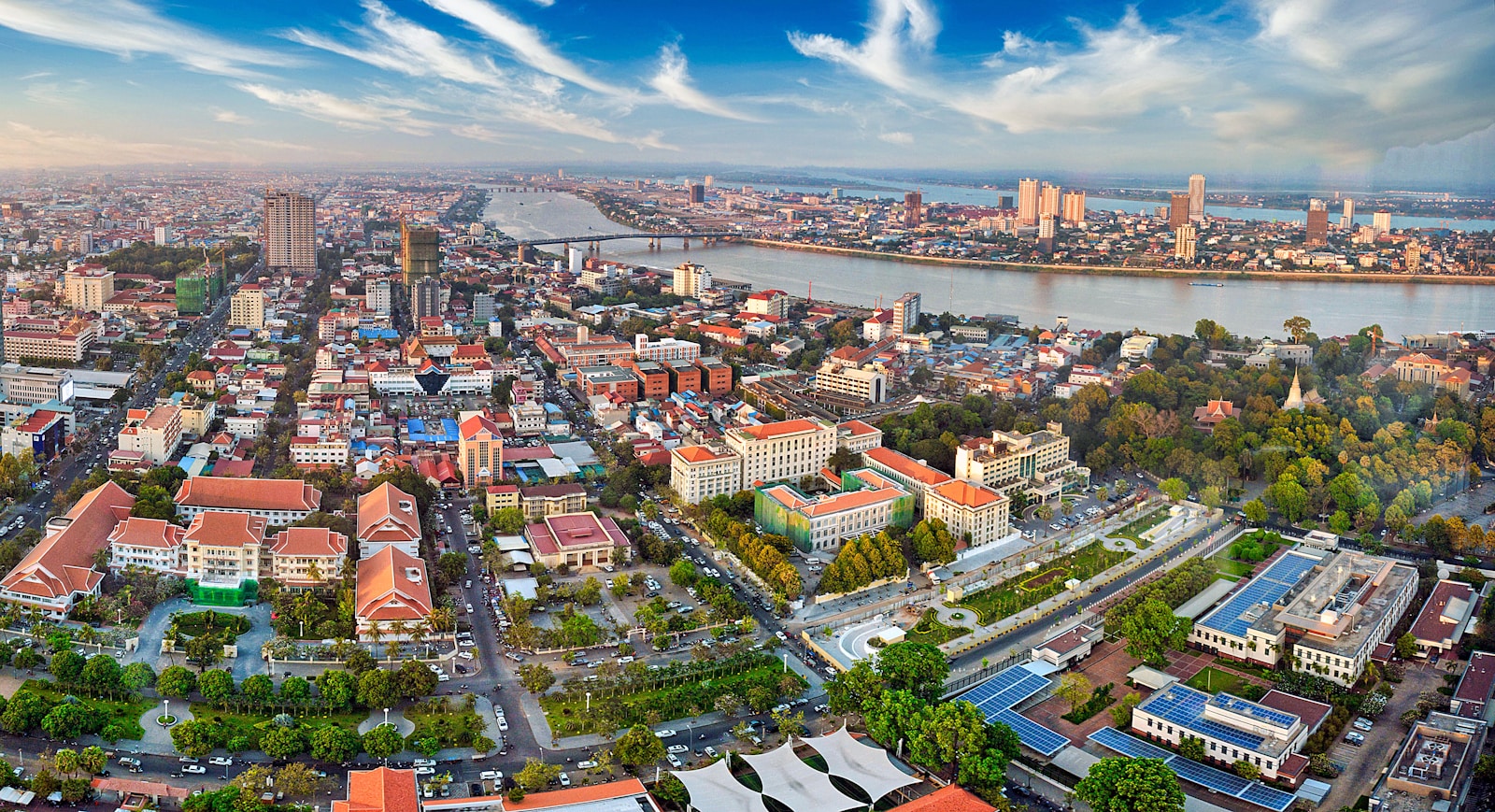 La ville de Phnom Penh en Inde